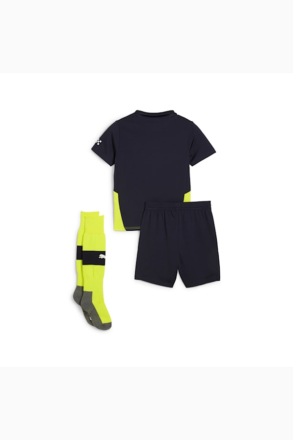 Manchester City 24/25 Away Minikit Kids, New Navy-Yellow Glow, extralarge