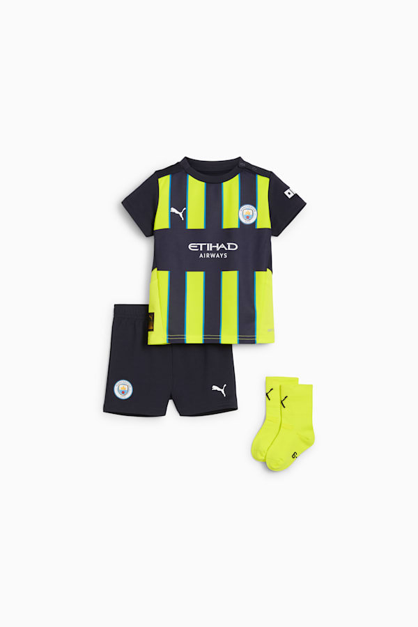 Manchester City 24/25 Away Babykit Toddler, New Navy-Yellow Glow, extralarge