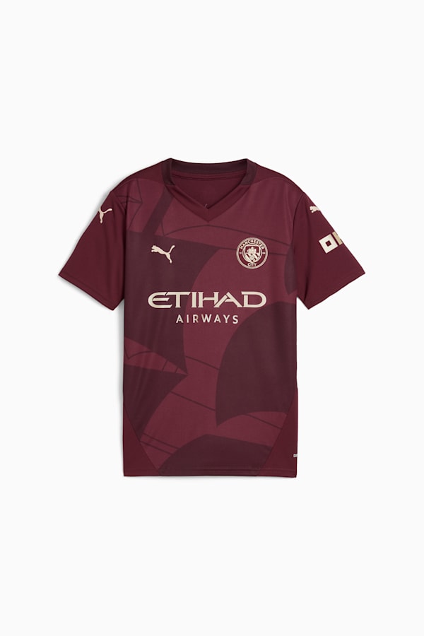 Manchester City 24/25 Third Jersey Youth, Dark Jasper, extralarge