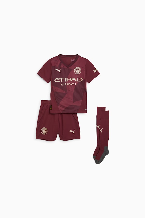 Manchester City 24/25 Third Minikit Kids, Dark Jasper, extralarge