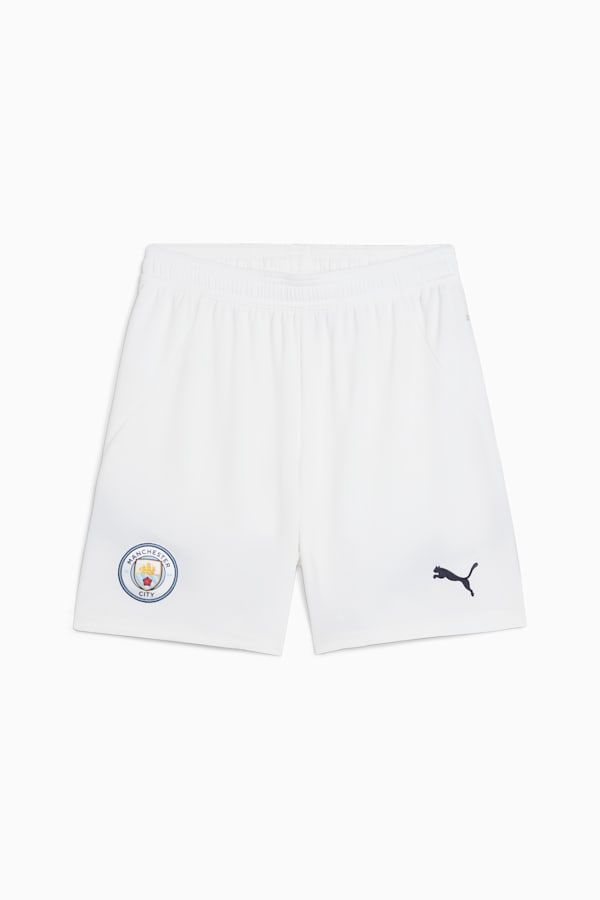 Manchester City 24/25 Shorts Youth, PUMA White-Marine Blue, extralarge