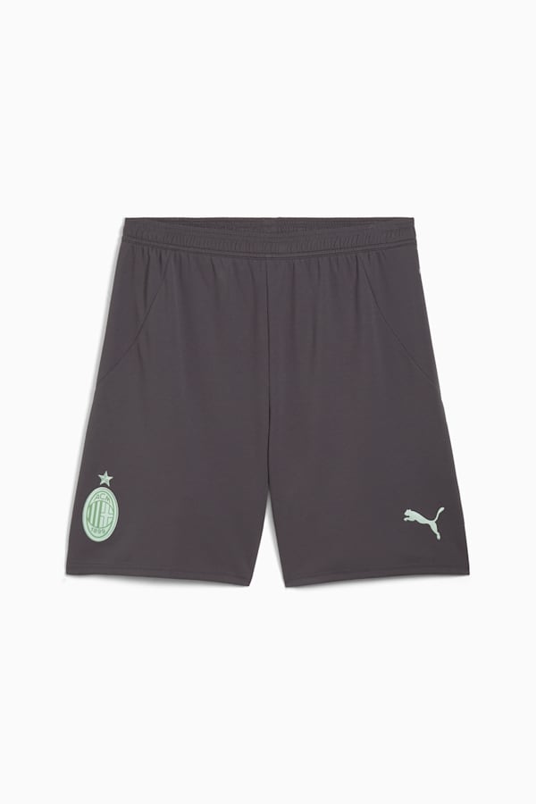 AC Milan 24/25 Shorts Men, Shadow Gray-Fresh Mint, extralarge