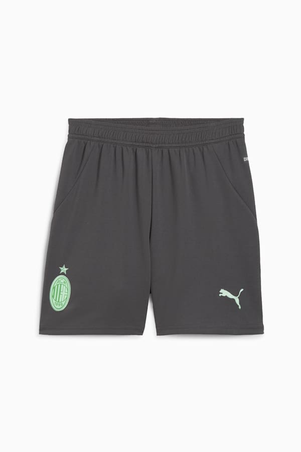 AC Milan 24/25 Shorts Youth, Shadow Gray-Fresh Mint, extralarge
