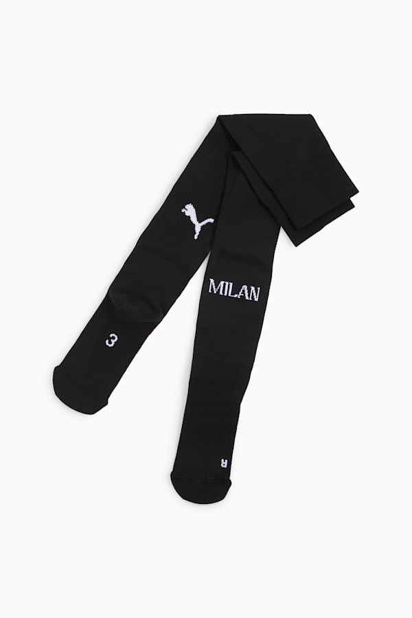 AC Milan Plain Socks Men, PUMA Black-PUMA White, extralarge