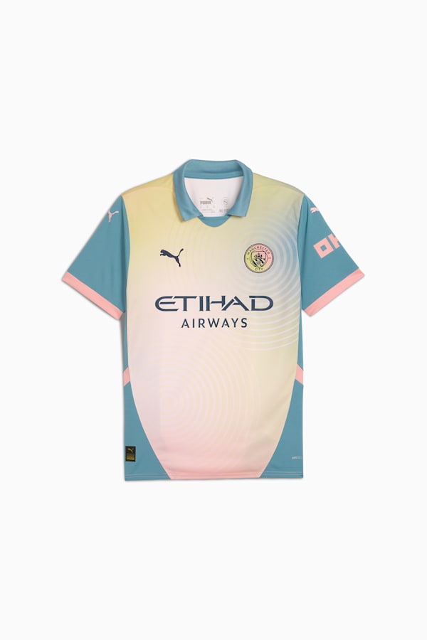 Manchester City 24/25 Fourth Jersey Men, Rosebay-Bold Blue, extralarge