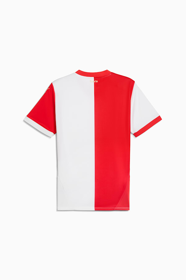 SK Slavia Praha 24/25 Home Jersey Men, PUMA White-PUMA Red, extralarge