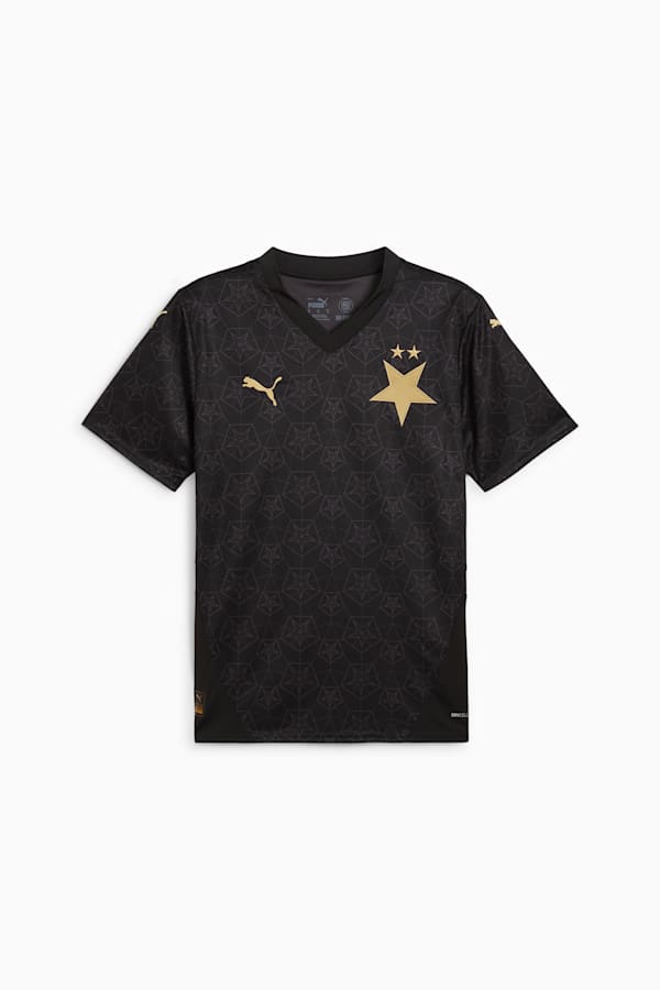 SK Slavia Praha 24/25 Away Jersey Men, PUMA Black-Victory Gold, extralarge