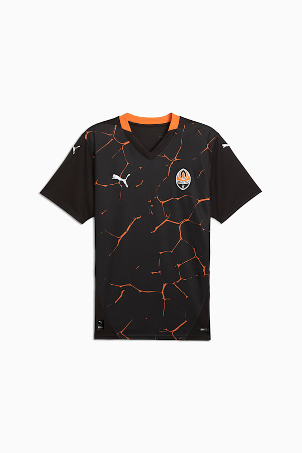 FC Shakhtar Donetsk 24/25 Away Jersey Men, PUMA Black-Rickie Orange, extralarge