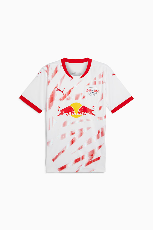 RB Leipzig 24/25 Home Jersey Men, PUMA White-For All Time Red, extralarge