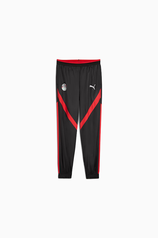 Egypt Pre-match Woven Pants Men, PUMA Black-PUMA Red, extralarge