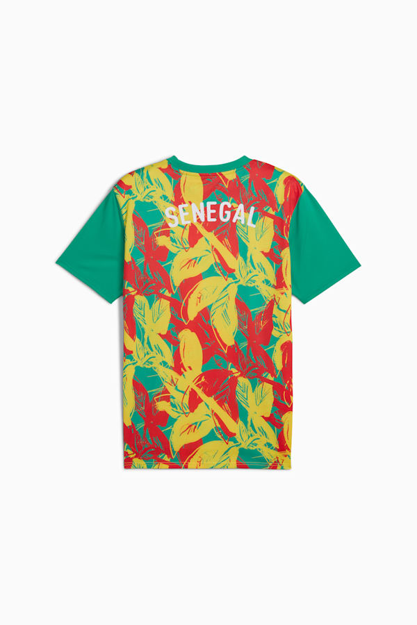 Senegal 2025 Pre-match Jersey Men, Sport Green-Faster Yellow-PUMA Red, extralarge