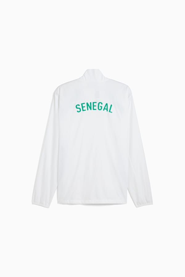 Senegal 2025 Pre-match Woven Jacket Men, PUMA White-Sport Green, extralarge