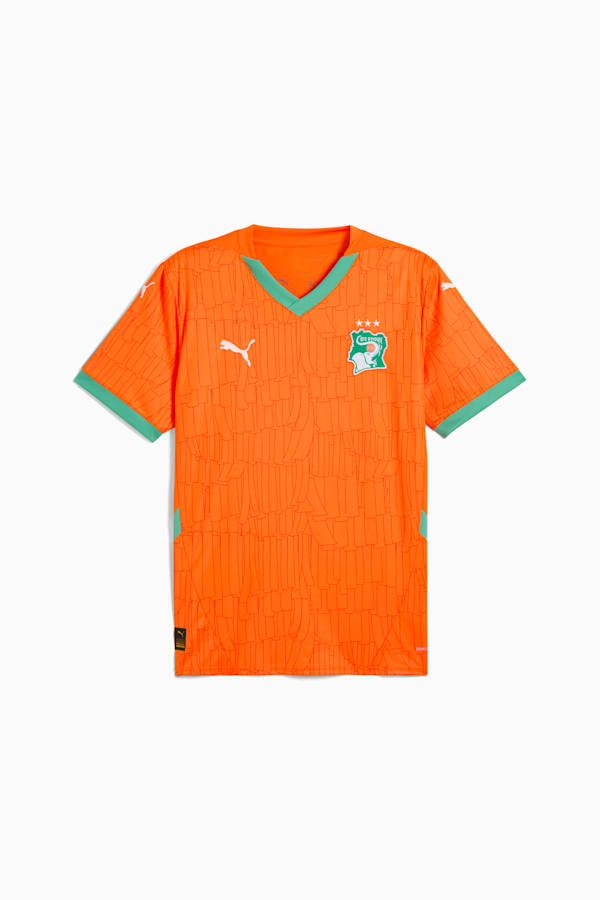 Côte d'Ivoire 2025 Home Jersey Men, Rickie Orange-Jade Frost, extralarge