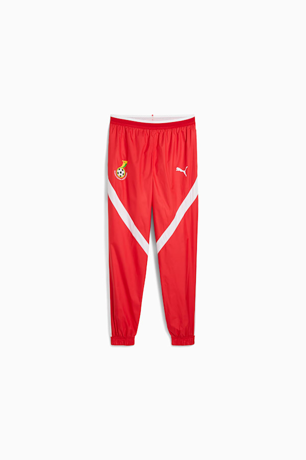 Ghana Pre-match Woven Pants Men, PUMA Red-PUMA White, extralarge-GBR