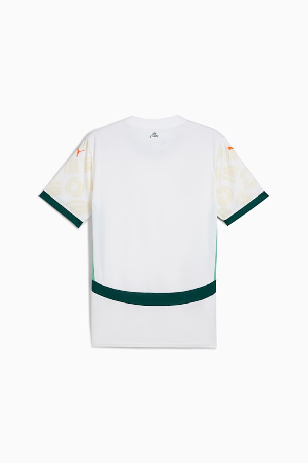 Côte d'Ivoire 2025 Away Jersey Men, PUMA White-Dark Myrtle, extralarge