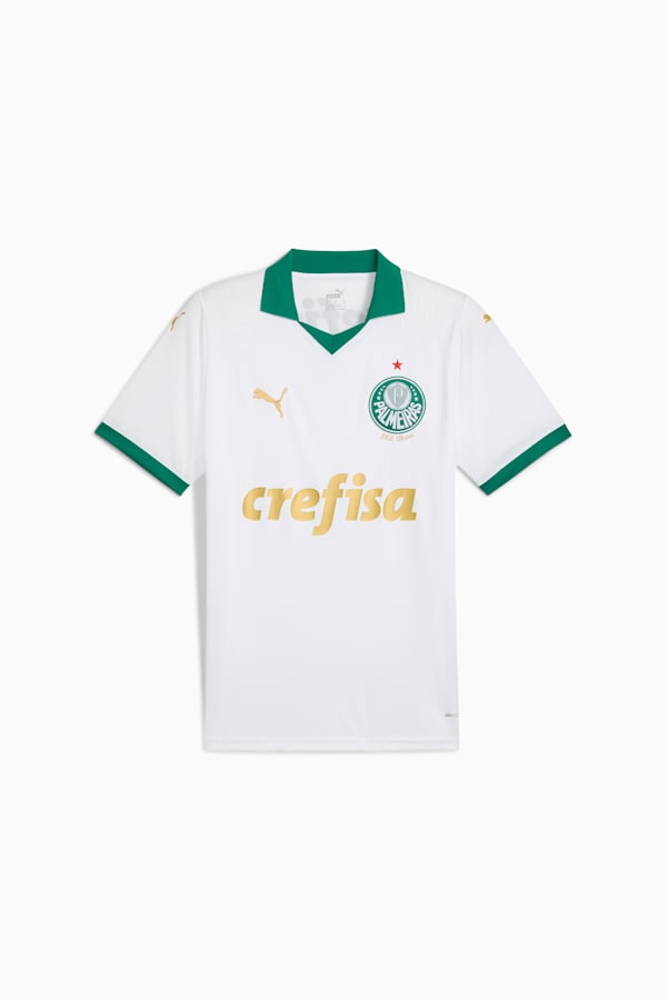 Palmeiras Fans Men's 2024 Away Jersey, PUMA White, extralarge