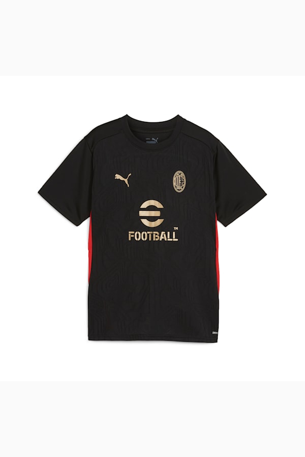 AC Milan Training Jersey Youth, PUMA Black-For All Time Red, extralarge