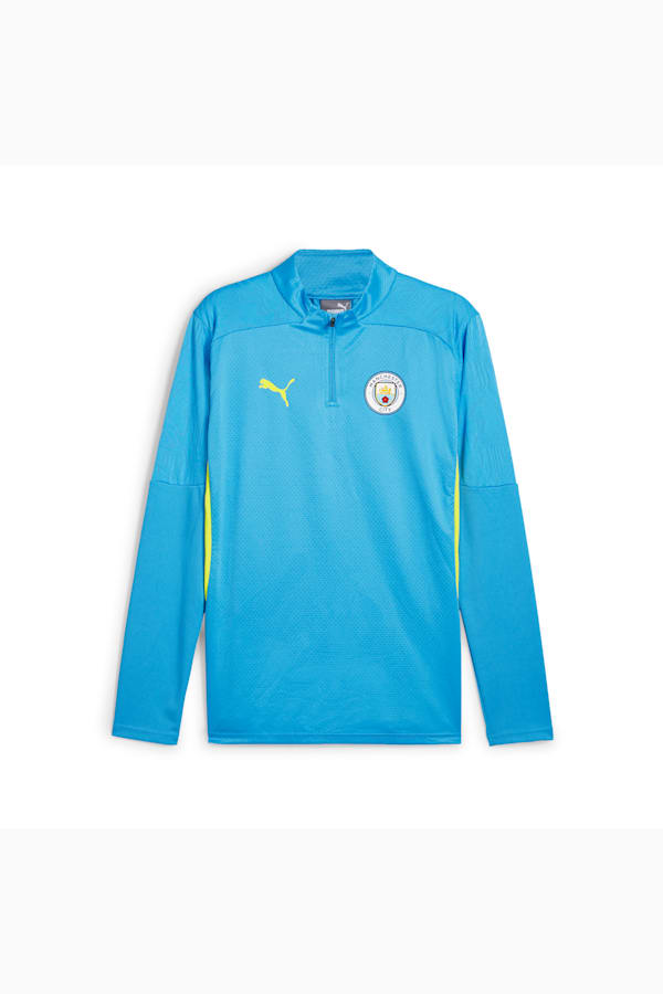 Manchester City Quarter-Zip Training Top Men, Magic Blue-Yellow Glow, extralarge