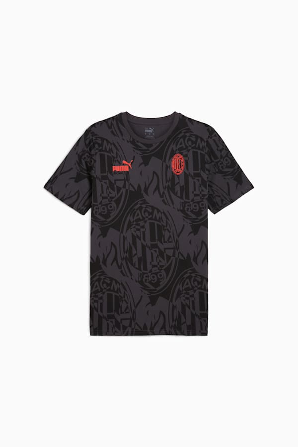AC Milan ftblCULTURE All-Over Print Tee Men, PUMA Black, extralarge