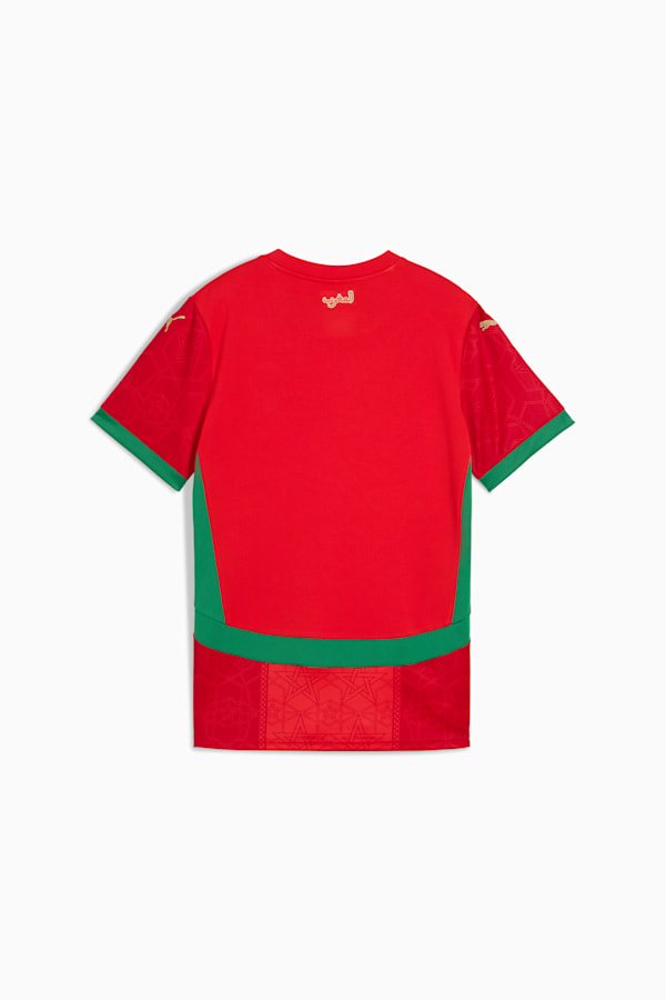 Morocco 2025 Home Jersey Women, PUMA Red-Archive Green, extralarge