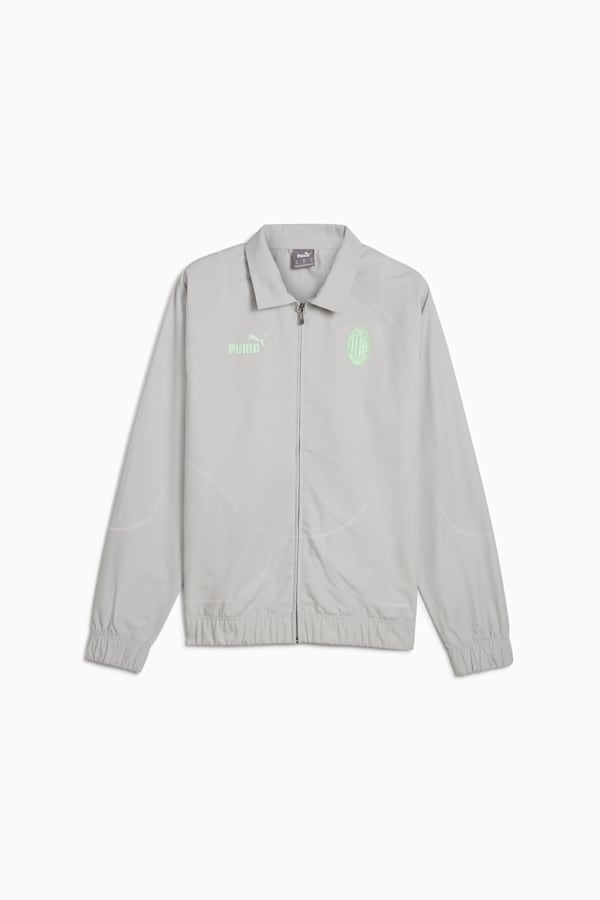 AC Milan ftblSTATEMENT Track Jacket Men, Flat Light Gray-Grape Mist, extralarge-GBR