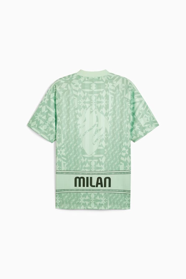 AC Milan ftblSTATEMENT Retro Jersey Men, Fresh Mint-Flat Medium Gray, extralarge