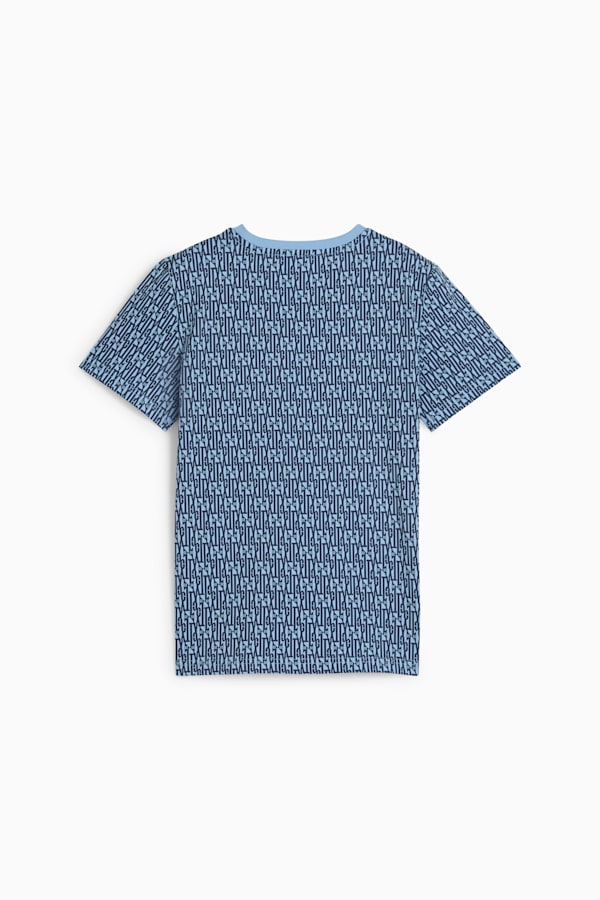 Manchester City ftblCULTURE All-Over Print Tee Youth, Club Navy-Team Light Blue, extralarge