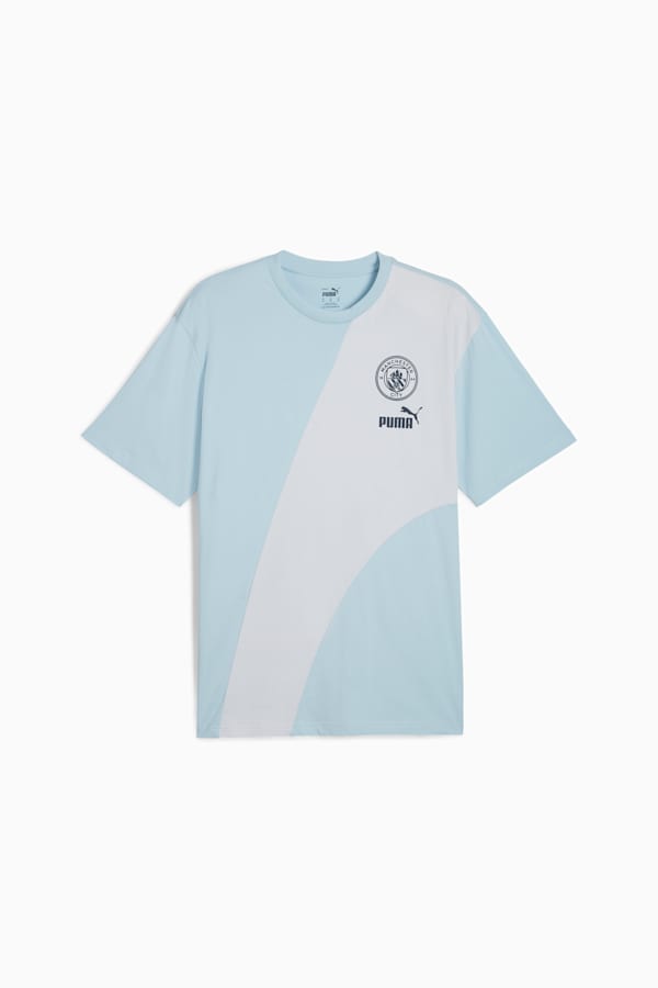 Manchester City ftblCULTURE+ Tee Men, Silver Sky-Silver Mist, extralarge-GBR