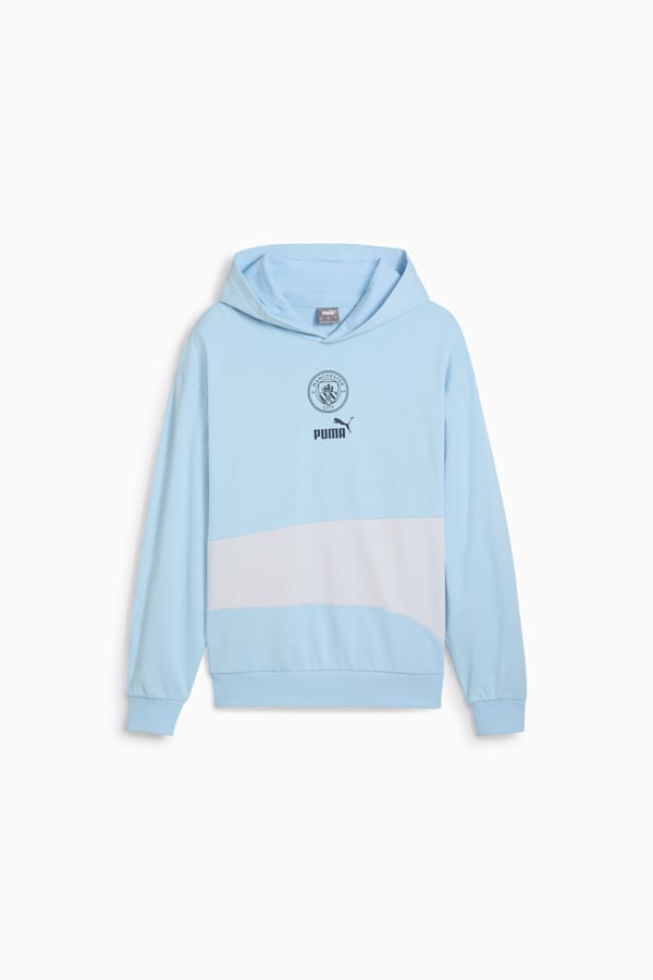 Manchester City ftblCULTURE+ Hoodie Men, Silver Mist-Silver Sky, extralarge-GBR