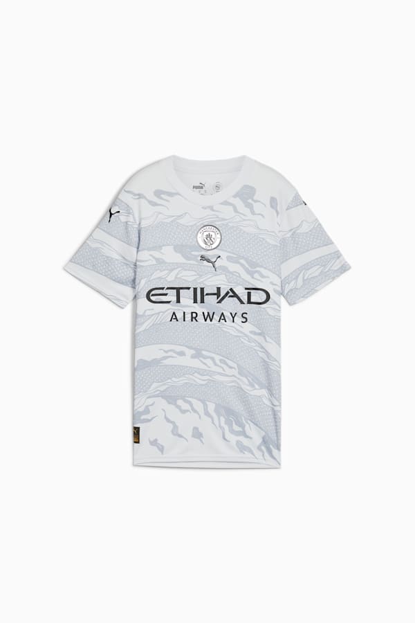 Manchester City Year of the Dragon Women's Jersey, Silver Mist-Gray Fog, extralarge