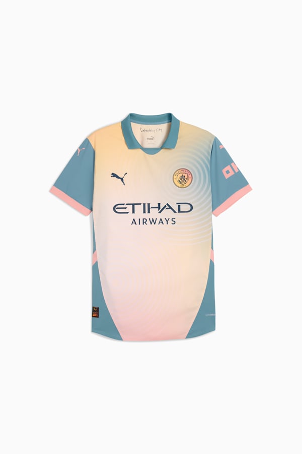 Manchester City 24/25 Authentic Fourth Jersey Men, Rosebay-Bold Blue, extralarge
