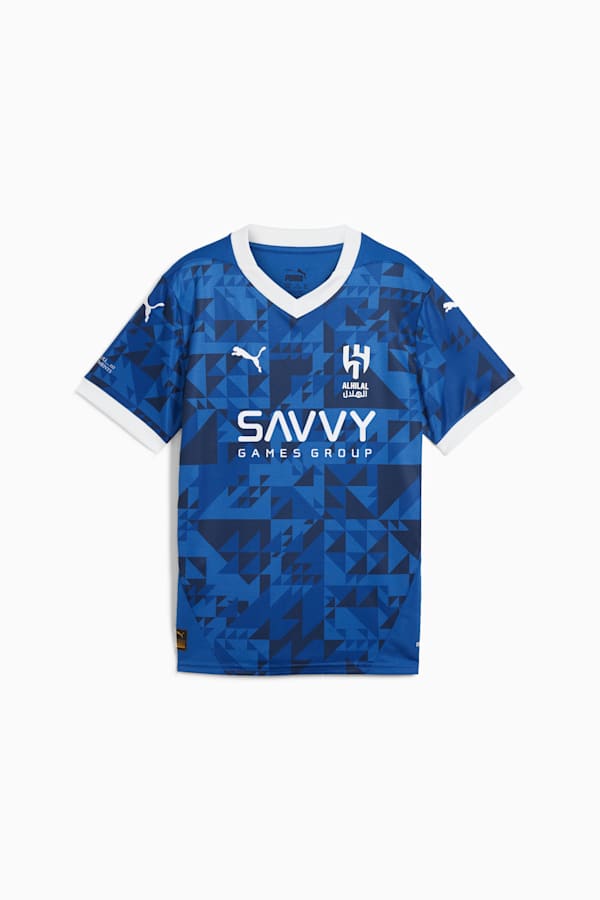Al-Hilal SFC 24/25 Home Replica Jersey Youth, Blue Intense-PUMA White, extralarge