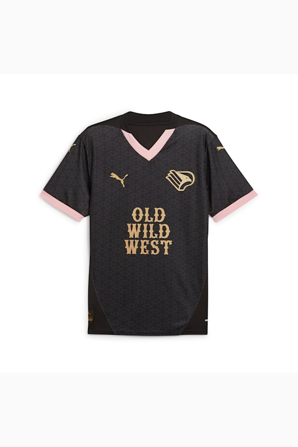 Palermo F.C. 24/25 Away Jersey Men, PUMA Black-PUMA Gold, extralarge