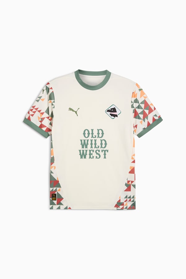 Palermo F.C. 24/25 International Jersey Men, Warm White-Eucalyptus, extralarge