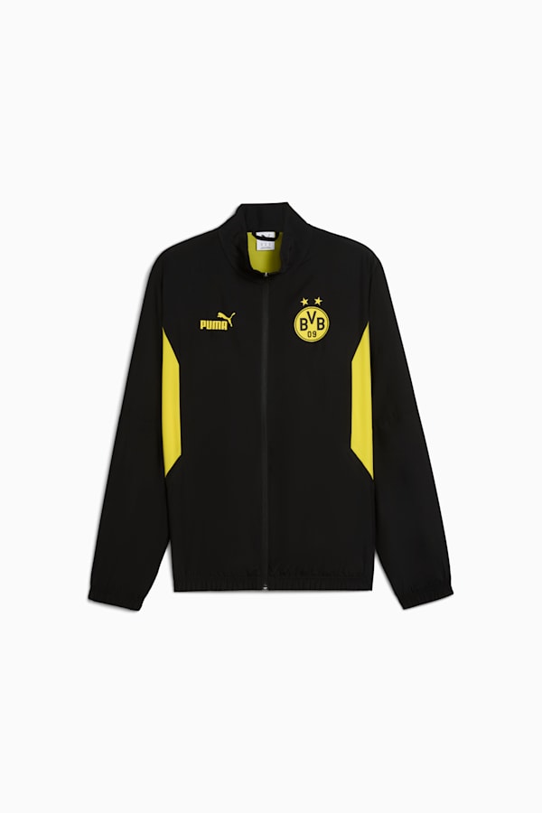 Borussia Dortmund ftblARCHIVE Jacket Men, PUMA Black-Faster Yellow, extralarge-GBR
