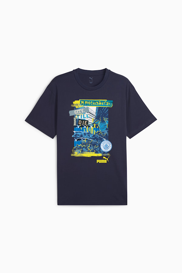 Manchester City ftblNRGY+ Tee Men, PUMA Navy, extralarge