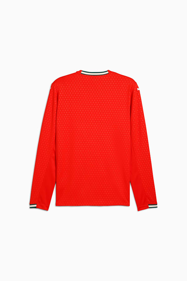 Portugal 2025 Long-Sleeved Home Jersey Men, Sport Red-Sugared Almond, extralarge