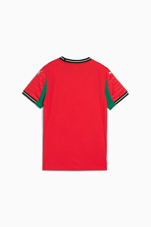 Portugal Women's Team 2025 Home Jersey Women, Pure Red-Fresh Mint, extralarge