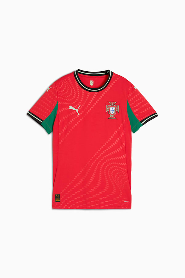 Portugal Women's Team 2025 Home Jersey Women, Pure Red-Fresh Mint, extralarge