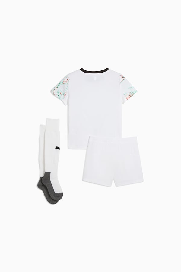 Portugal 2025 Away Minikit Kids, PUMA White-PUMA Black, extralarge