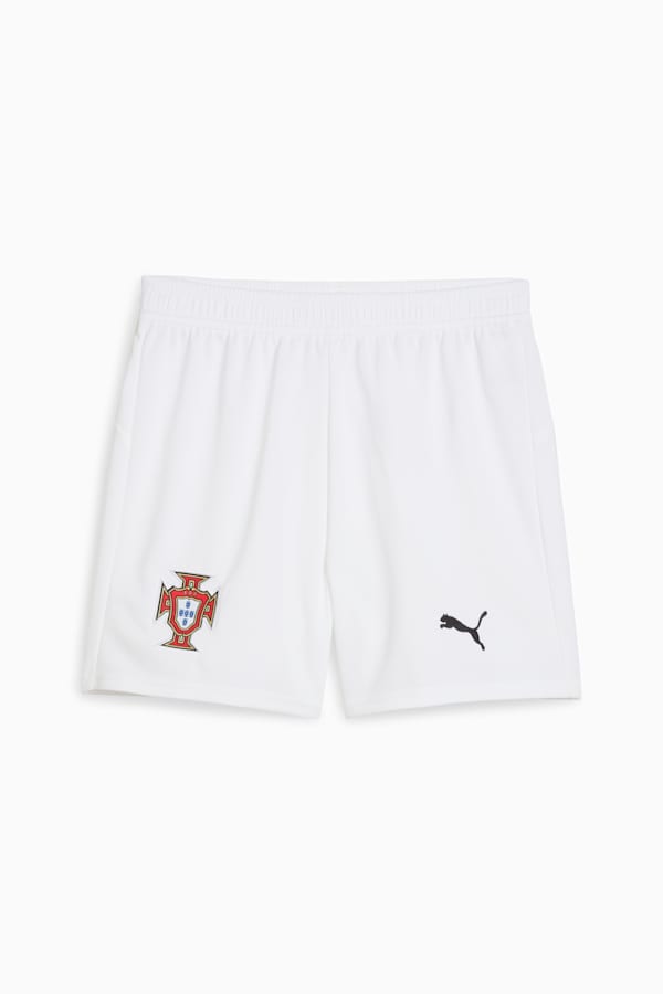 Portugal 2025 Shorts Youth, PUMA White-PUMA Black, extralarge