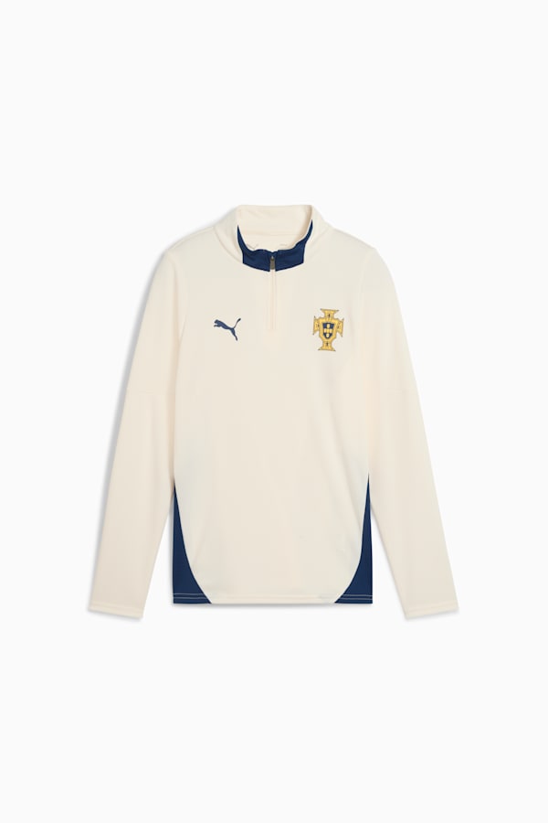 Portugal Quarter-Zip Training Top Youth, Sugared Almond-Persian Blue, extralarge