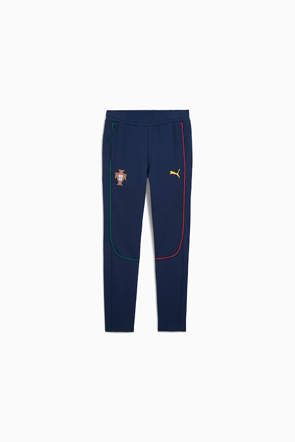Portugal Casuals Pants Youth, Persian Blue-Sunny Yellow, extralarge