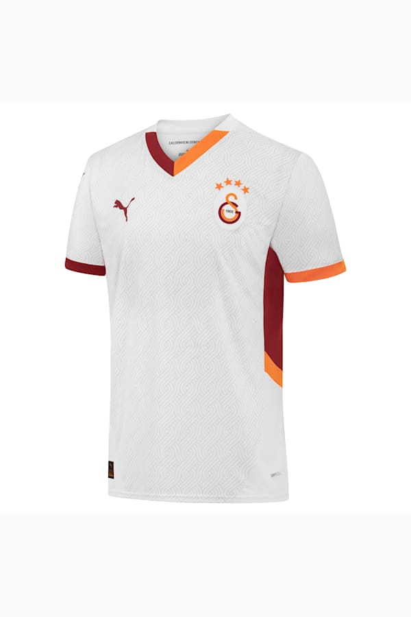 Galatasaray SK 24/25 Away Jersey Men, PUMA White-Red Rhythm, extralarge