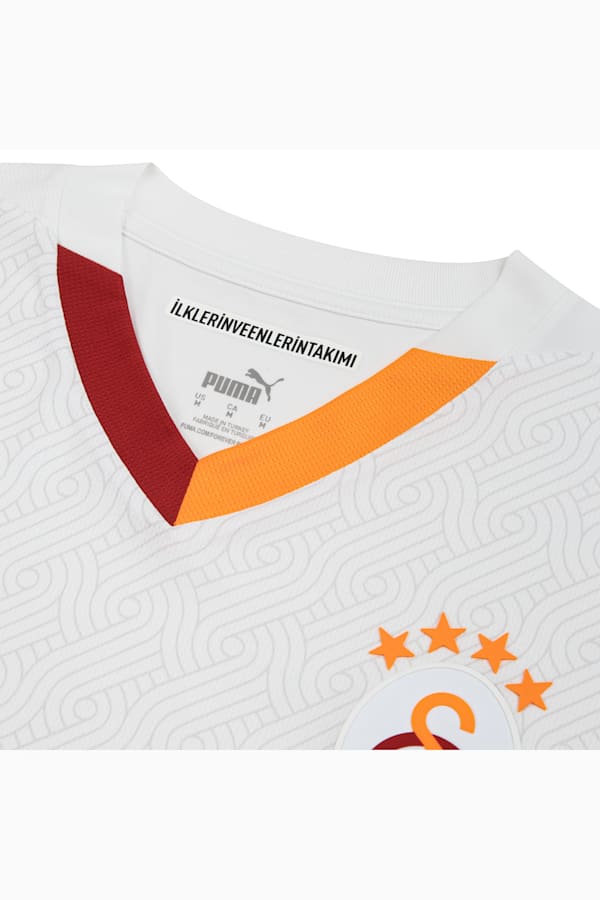 Galatasaray SK 24/25 Away Jersey Men, PUMA White-Red Rhythm, extralarge