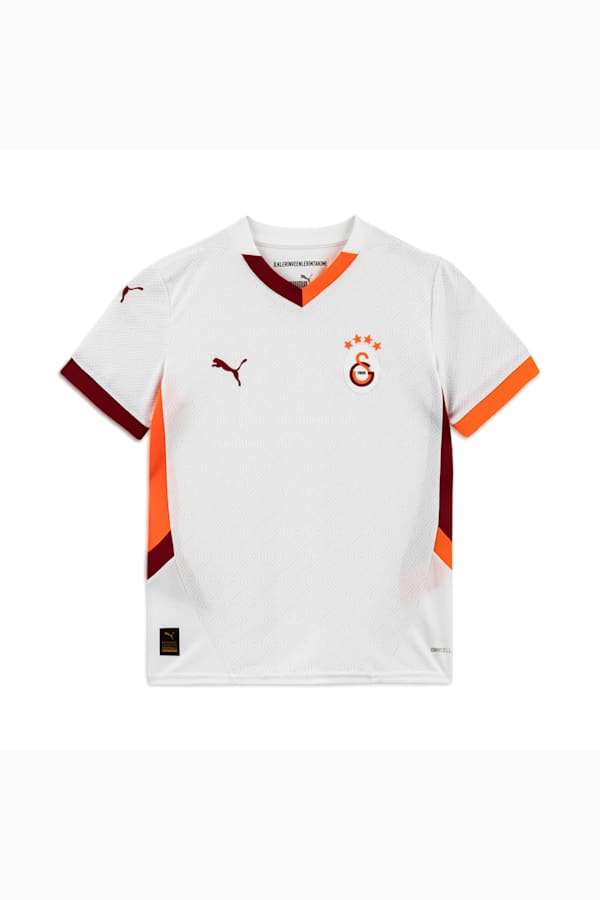 Galatasaray SK 24/25 Away Jersey Youth, PUMA White-Red Rhythm, extralarge