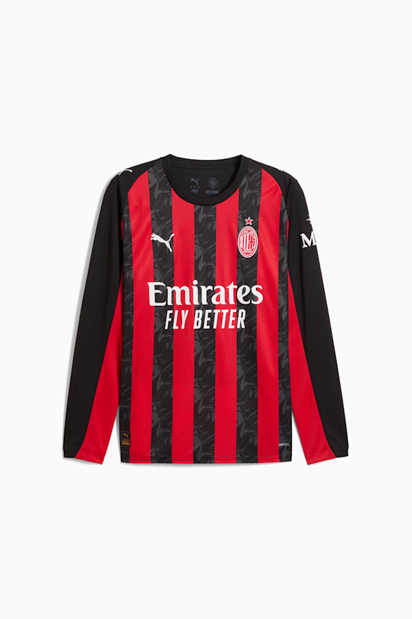 AC Milan 25/26 Long Sleeve Home Jersey Men, For All Time Red-PUMA Black, extralarge-GBR
