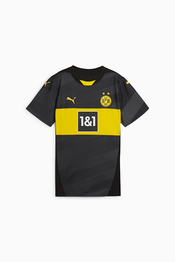 Borussia Dortmund 24/25 Away Jersey Women, PUMA Black-Faster Yellow, extralarge