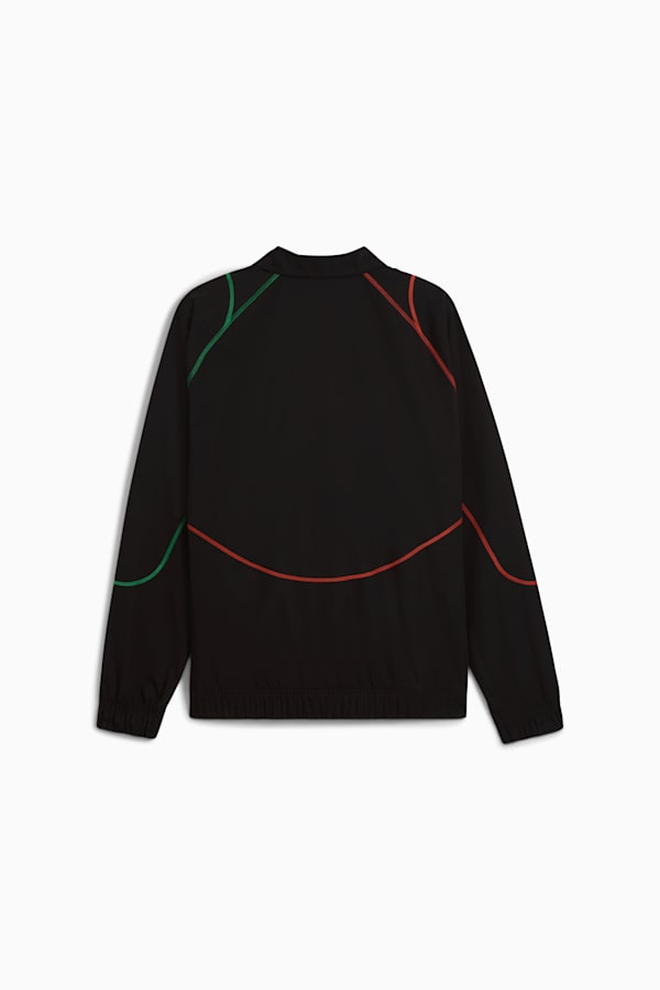 Morocco ftblStatement Track Jacket Men, PUMA Black-PUMA Red-Archive Green, extralarge