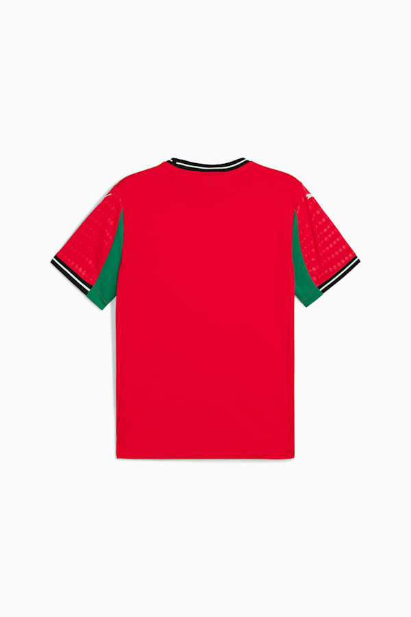 Portugal Women's Team 2025 Home Jersey Men, Pure Red-Fresh Mint, extralarge
